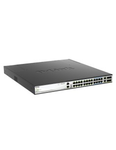 D-Link DMS-3130-30PS switch Gestionado L3 2.5G Ethernet (100 1000 2500) Energía sobre Ethernet (PoE) 1U Negro 2