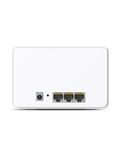 Mercusys Halo H80X(2-pack) Doble banda (2,4 GHz   5 GHz) Wi-Fi 6 (802.11ax) Blanco 3 Interno
