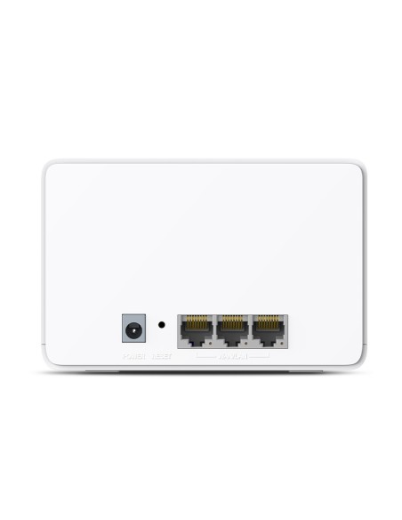 Mercusys Halo H80X(2-pack) Doble banda (2,4 GHz   5 GHz) Wi-Fi 6 (802.11ax) Blanco 3 Interno