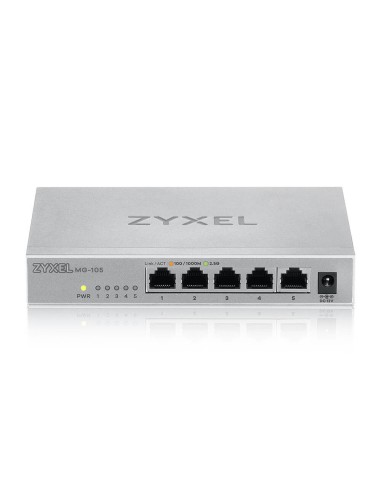 Zyxel MG-105 No administrado 2.5G Ethernet (100 1000 2500) Acero
