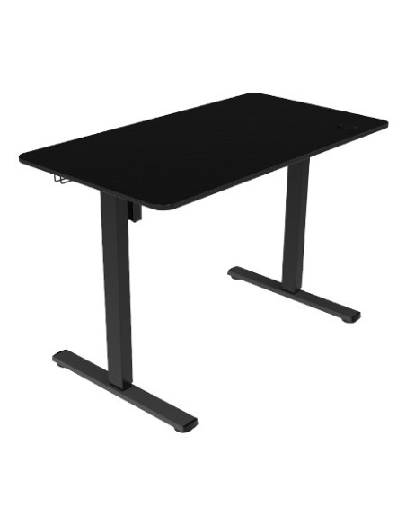 Mars Gaming MGD-ERGOPRO, Mesa Ajuste Altura Eléctrico 73-118cm, Superficie Ergonómica Fibra Carbono, Estructura Metálica,