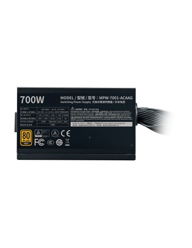 Cooler Master G700 Gold unidad de fuente de alimentación 700 W 24-pin ATX ATX Negro