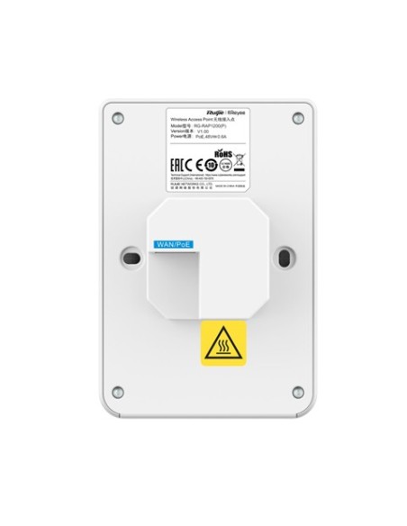Ruijie Networks RG-RAP1200(P) punto de acceso inalámbrico 1267 Mbit s Blanco Energía sobre Ethernet (PoE)