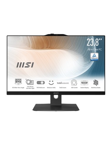 MSI Modern 00-AE0711-1265 All-in-One PC Intel® Core™ i5 i5-1235U 60,5 cm (23.8") 1920 x 1080 Pixeles Pantalla táctil PC todo en