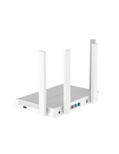 Keenetic Hopper DSL Módem router Wi-Fi 6 en malla supervectorial VDSL2 ADSL2+ AX1800 con un Smart Switch Gigabit de 4 puertos y