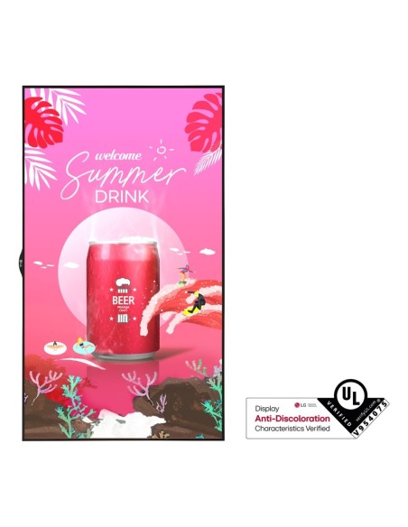 LG 49XS4P pantalla de señalización Pantalla plana para señalización digital 124,5 cm (49") LED 4000 cd   m² Full HD Negro WebOS