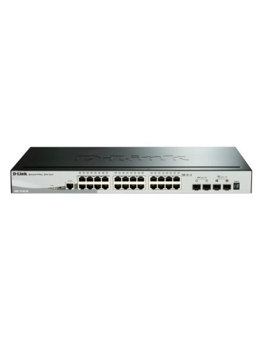 D-Link DGS-1510 Gestionado L3 Gigabit Ethernet (10 100 1000) Energía sobre Ethernet (PoE) Negro