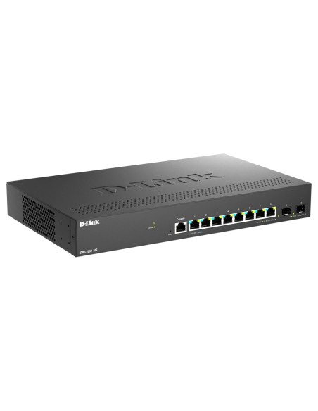 D-Link DMS-1250-10S E switch Gestionado 2.5G Ethernet (100 1000 2500) Negro