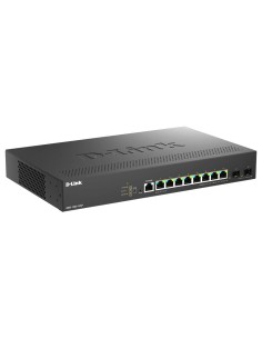 D-Link DMS-1250-10SP E switch Gestionado 2.5G Ethernet (100 1000 2500) Energía sobre Ethernet (PoE) Negro 2