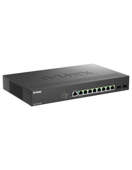 D-Link DMS-1250-10SP E switch Gestionado 2.5G Ethernet (100 1000 2500) Energía sobre Ethernet (PoE) Negro