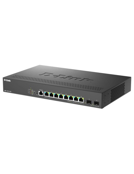 D-Link DMS-1250-10SP E switch Gestionado 2.5G Ethernet (100 1000 2500) Energía sobre Ethernet (PoE) Negro