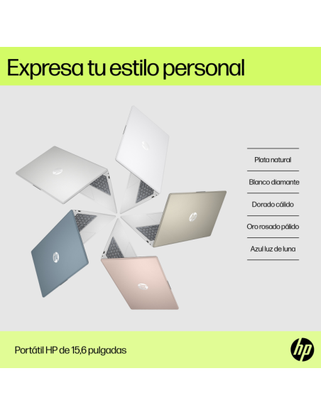 HP Laptop 15-fd0234ns Intel® Core™ i7 i7-1355U Portátil 39,6 cm (15.6") Full HD 16 GB DDR4-SDRAM 512 GB SSD Wi-Fi 6E (802.11ax)
