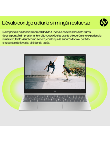 HP Laptop 15-fd0234ns Intel® Core™ i7 i7-1355U Portátil 39,6 cm (15.6") Full HD 16 GB DDR4-SDRAM 512 GB SSD Wi-Fi 6E (802.11ax)