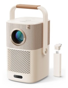 Yaber T2 Plus Proyector de corto alcance 450 lúmenes ANSI LED 1080p (1920x1080) Marrón, Crema de color