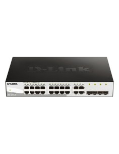 D-Link DGS-1210-20 Gestionado L2 Gigabit Ethernet (10 100 1000) 1U Negro
