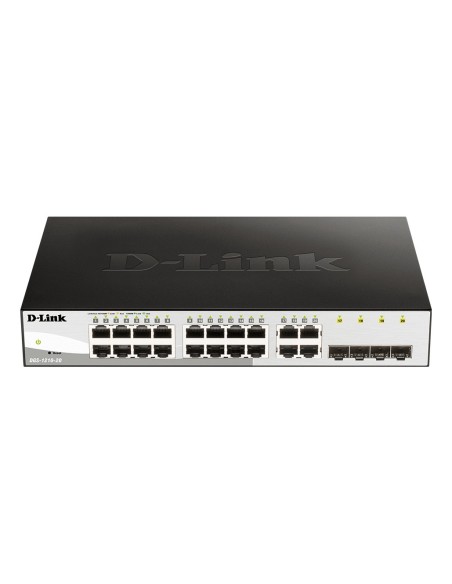 D-Link DGS-1210-20 Gestionado L2 Gigabit Ethernet (10 100 1000) 1U Negro
