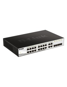 D-Link DGS-1210-20 Gestionado L2 Gigabit Ethernet (10 100 1000) 1U Negro 2