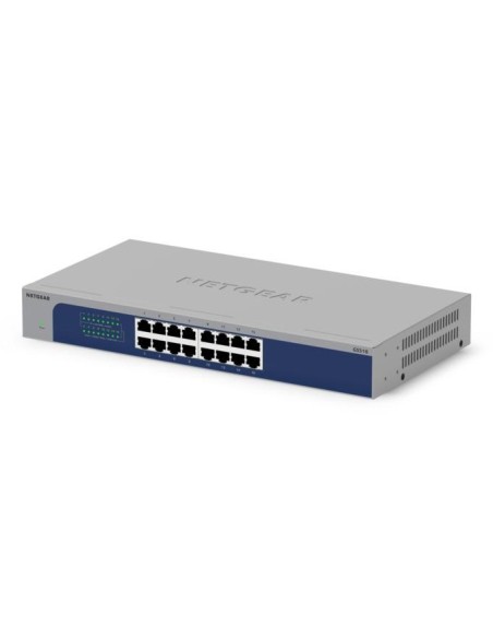 NETGEAR GS516-300EUS switch No administrado Gigabit Ethernet (10 100 1000) Energía sobre Ethernet (PoE) Gris