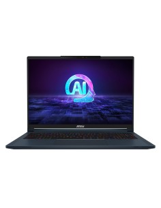 MSI Stealth 16 AI STUDIO A1VIG-033XSYST Intel Core Ultra 9 185H Portátil 40,6 cm (16") UHD+ 32 GB DDR5-SDRAM 1 TB SSD NVIDIA