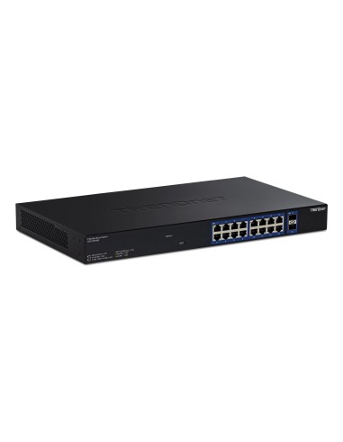 Trendnet 18-PORT MULTI-GIG WEB SMART - Switch Gestionado 2.5G Ethernet (100 1000 2500) 1U Negro