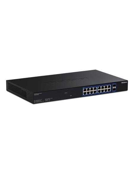 Trendnet 18-PORT MULTI-GIG WEB SMART - Switch Gestionado 2.5G Ethernet (100 1000 2500) 1U Negro