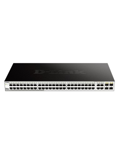 D-Link DGS-1210-52 Gestionado L2 Gigabit Ethernet (10 100 1000) 1U Negro