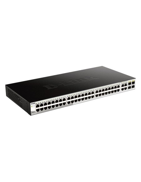 D-Link DGS-1210-52 Gestionado L2 Gigabit Ethernet (10 100 1000) 1U Negro