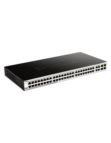 D-Link DGS-1210-52 Gestionado L2 Gigabit Ethernet (10 100 1000) 1U Negro