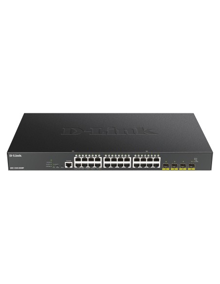 D-Link DGS-1250-28XMP Gestionado L3 Gigabit Ethernet (10 100 1000) Energía sobre Ethernet (PoE) Negro