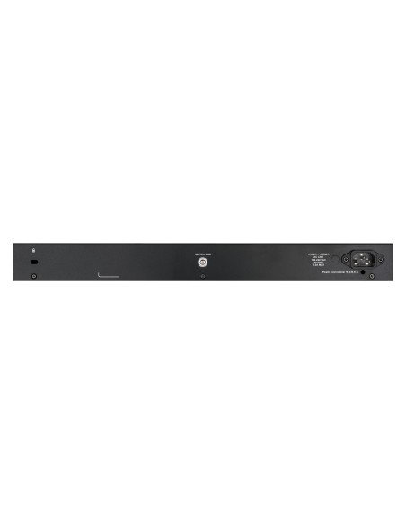 D-Link DGS-1250-28XMP Gestionado L3 Gigabit Ethernet (10 100 1000) Energía sobre Ethernet (PoE) Negro