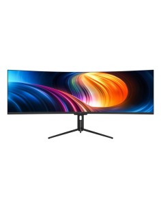 V7 Monitor curvo visible USB-C de 49" L490DQ-HAS (65W PD) - DQHD - 5120 x 1440 - Altura regulable 2