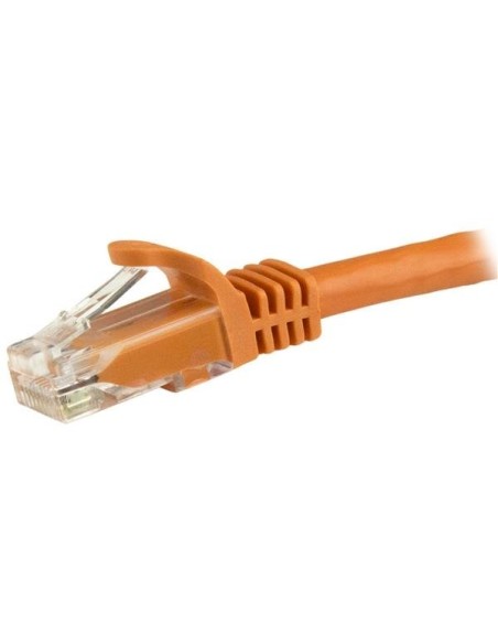 StarTech.com Cable de 1m Naranja de Red Gigabit Cat6 Ethernet RJ45 sin Enganche - Snagless StarTech.com Cable de 1m Naranja de Red Gigabit Cat6 Ethernet RJ45 sin Enganche - Snagless
