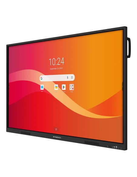 Synetech Piscis Pantalla plana para señalización digital 190,5 cm (75") LCD Wifi 350 cd   m² 4K Ultra HD Negro Pantalla táctil