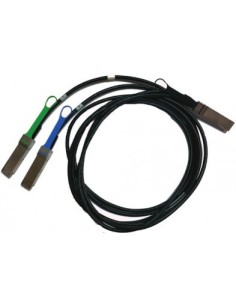 Nvidia 980-9I99F-00H002 Cable de fibra óptica e InfiniBand 2 m QSFP56 2x QSFP56 Negro