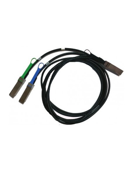 Nvidia 980-9I99F-00H002 Cable de fibra óptica e InfiniBand 2 m QSFP56 2x QSFP56 Negro