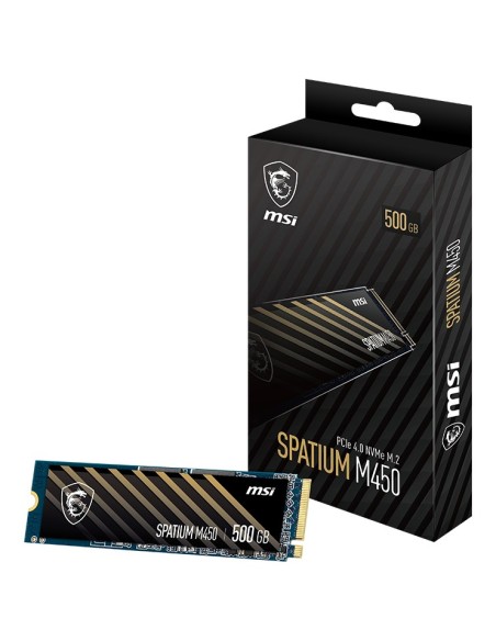 MSI Spatium M450 PCIe 4.0 NVMe M.2 500GB PCI Express 4.0 3D NAND