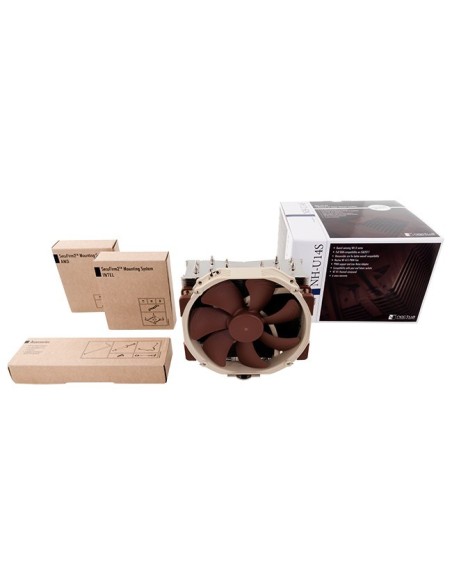 Noctua NH-U14S sistema de refrigeración para ordenador Procesador Enfriador 12 cm Marrón, Acero inoxidable