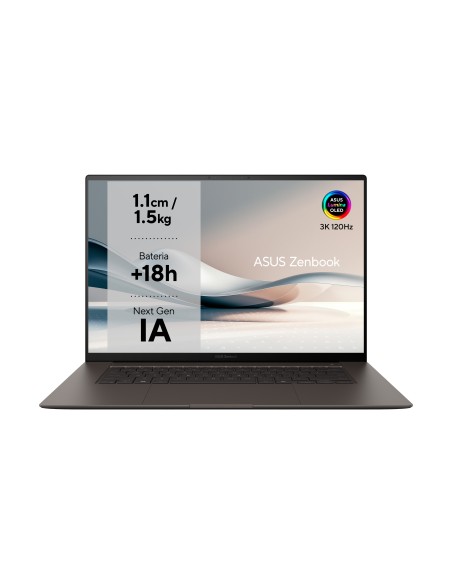 ASUS Zenbook S 16 OLED UM5606WA-RK320W Copilot+ PC - Ordenador Portátil 16" WQXGA+ 120Hz (AMD Ryzen AI 9 370, 32GB RAM, 1TB