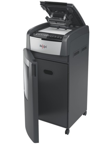 Rexel AutoFeed+ 600X triturador de papel Corte cruzado 55 dB 23 cm Negro, Gris