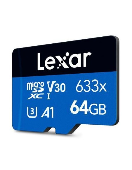 Lexar MEMORY MICRO SDXC 64GB UHS-I LMS0633064G-BNNNG MicroSD