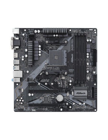 Asrock B450M Pro4 R2.0 AMD B450 Zócalo AM4 micro ATX