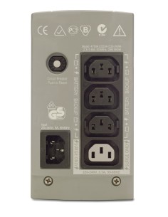 APC Back-UPS CS 325 w o SW sistema de alimentación ininterrumpida (UPS) 0,325 kVA 210 W 2