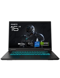 GIGABYTE GAMING A16 Portátil - 16", 165Hz WUXGA, Intel Core i7-13620H, RTX 5050, 16GB DDR5 5200MHz, SSD Gen4 de 1TB, DOS,