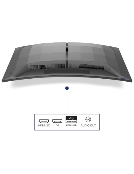 Philips Evnia 34M2C6500 00 pantalla para PC 86,4 cm (34") 3440 x 1440 Pixeles Wide Quad HD QD-OLED Gris