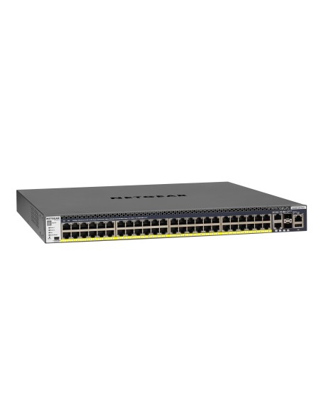 NETGEAR M4300-52G-PoE+ 1000W PSU Gestionado L2 L3 L4 Gigabit Ethernet (10 100 1000) Energía sobre Ethernet (PoE) 1U Negro