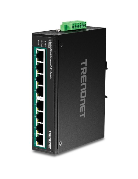 Trendnet TI-PE80 switch No administrado Fast Ethernet (10 100) Energía sobre Ethernet (PoE) Negro Trendnet TI-PE80 switch No administrado Fast Ethernet (10 100) Energía sobre Ethernet (PoE) Negro