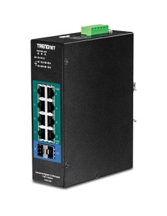 Trendnet TI-PG102I switch Gestionado L2 Gigabit Ethernet (10 100 1000) Energía sobre Ethernet (PoE) Negro