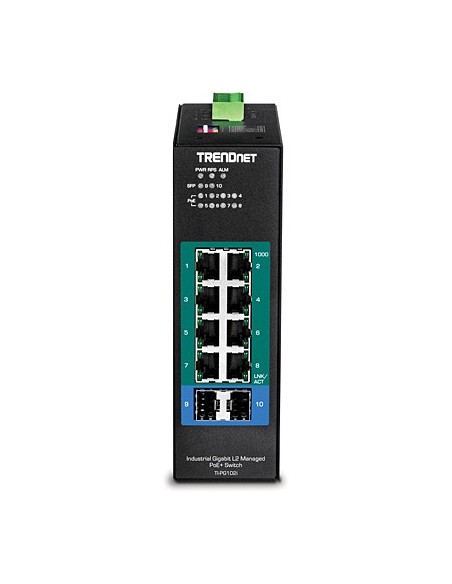 Trendnet TI-PG102I switch Gestionado L2 Gigabit Ethernet (10 100 1000) Energía sobre Ethernet (PoE) Negro Trendnet TI-PG102I switch Gestionado L2 Gigabit Ethernet (10 100 1000) Energía sobre Ethernet (PoE) Negro