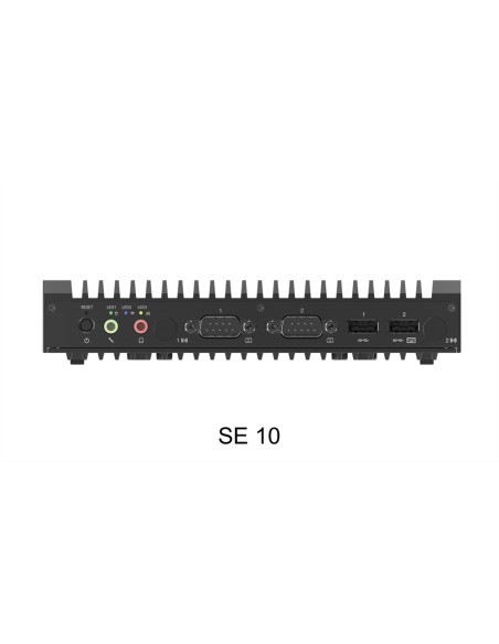 Lenovo ThinkEdge SE10 Intel Atom® X6214RE 4 GB DDR4-SDRAM 256 GB SSD Windows 10 IoT Enterprise Mini PC Negro Lenovo ThinkEdge SE10 Intel Atom® X6214RE 4 GB DDR4-SDRAM 256 GB SSD Windows 10 IoT Enterprise Mini PC Negro