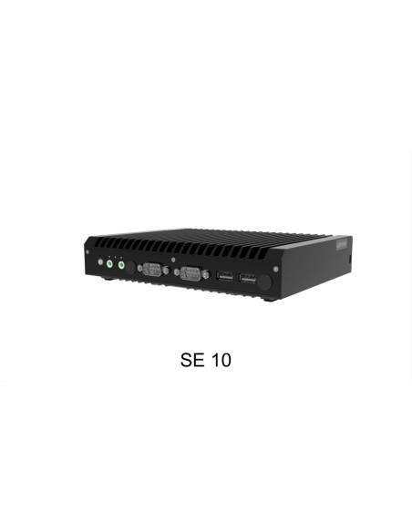 Lenovo ThinkEdge SE10 Intel Atom® x6425RE 8 GB DDR4-SDRAM 256 GB SSD Windows 10 IoT Enterprise Mini PC Negro Lenovo ThinkEdge SE10 Intel Atom® x6425RE 8 GB DDR4-SDRAM 256 GB SSD Windows 10 IoT Enterprise Mini PC Negro